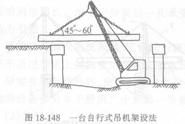 自行式吊機架設(shè)法
