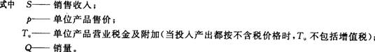 盈虧平衡分析方法