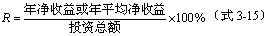 監(jiān)理《投資控制》：投資收益率