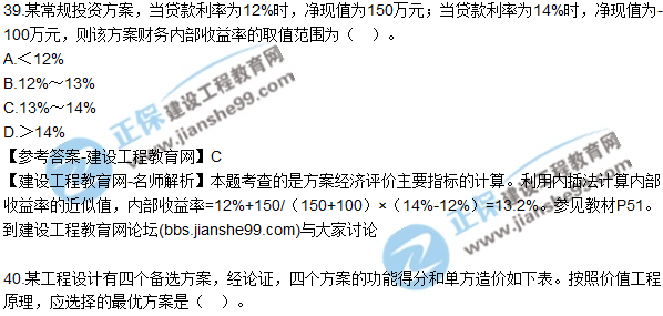 2017年監(jiān)理師質量、投資、進度控制試題及答案