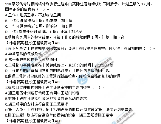 2019監(jiān)理工程師《建設(shè)工程質(zhì)量、投資、進度控制》試題及答案