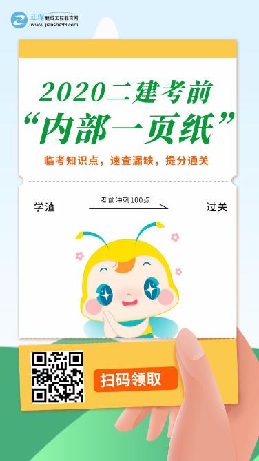 今年的二建有救了！預測一頁紙沖刺100點，緊急提升！