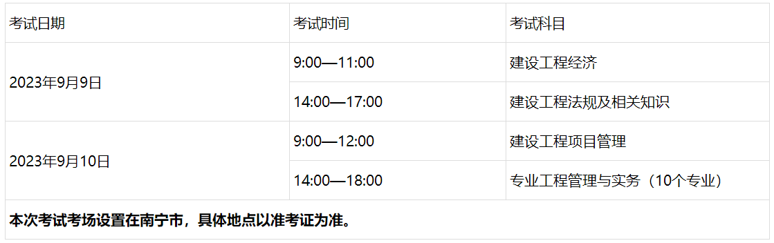 一、考試時(shí)間、科目及考場(chǎng)設(shè)置